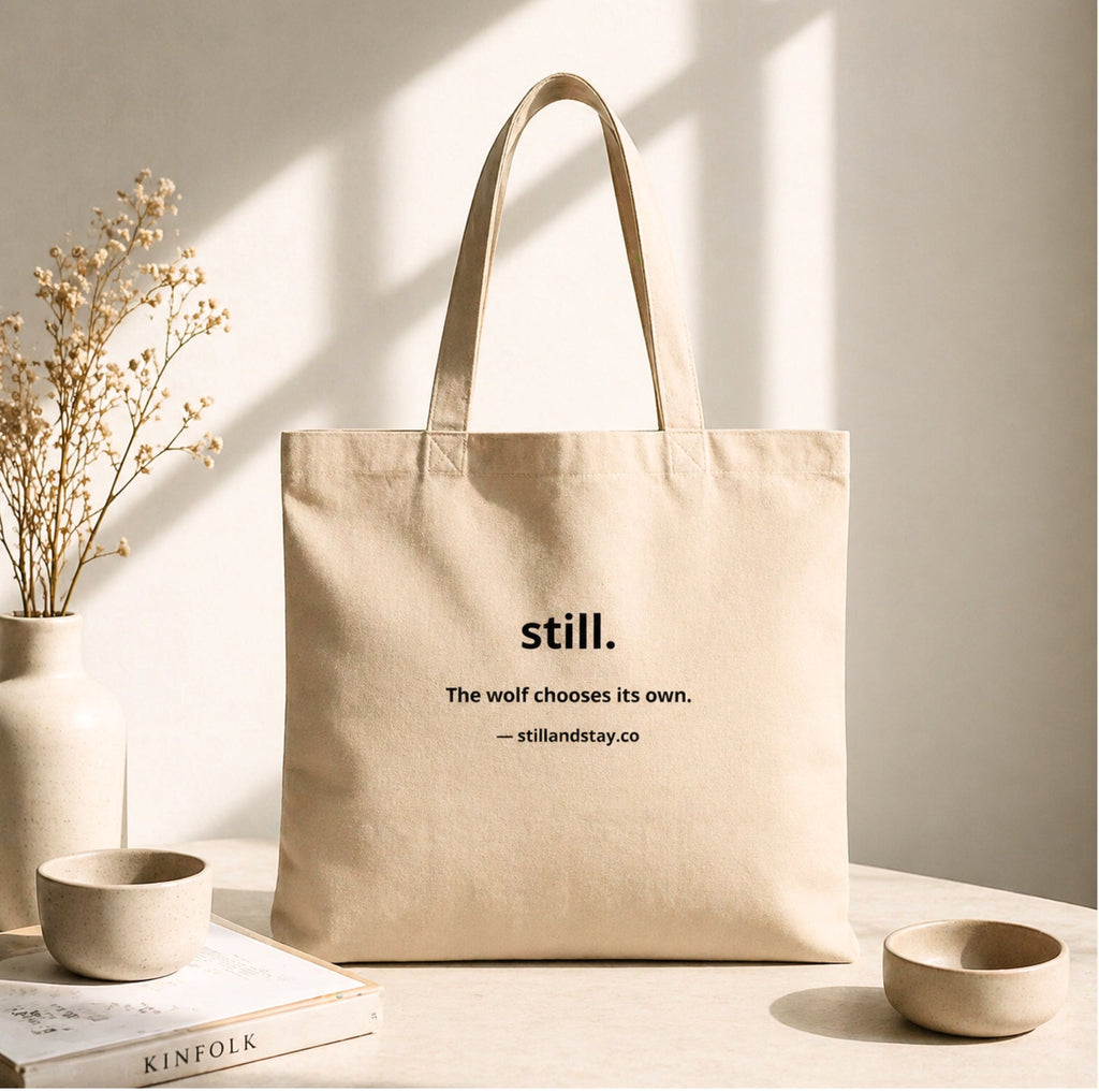 Still Wolf Manifesto Tote