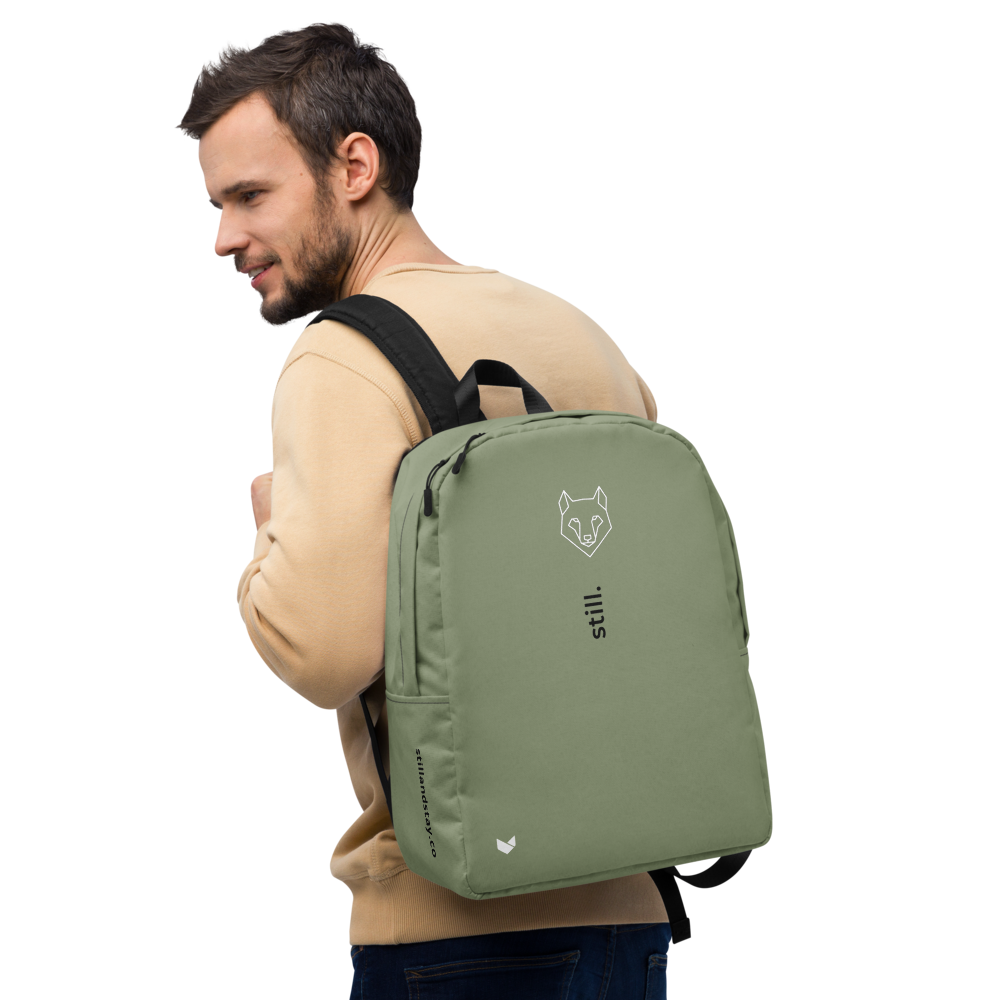 Still & Stay Forest Olive Backpack