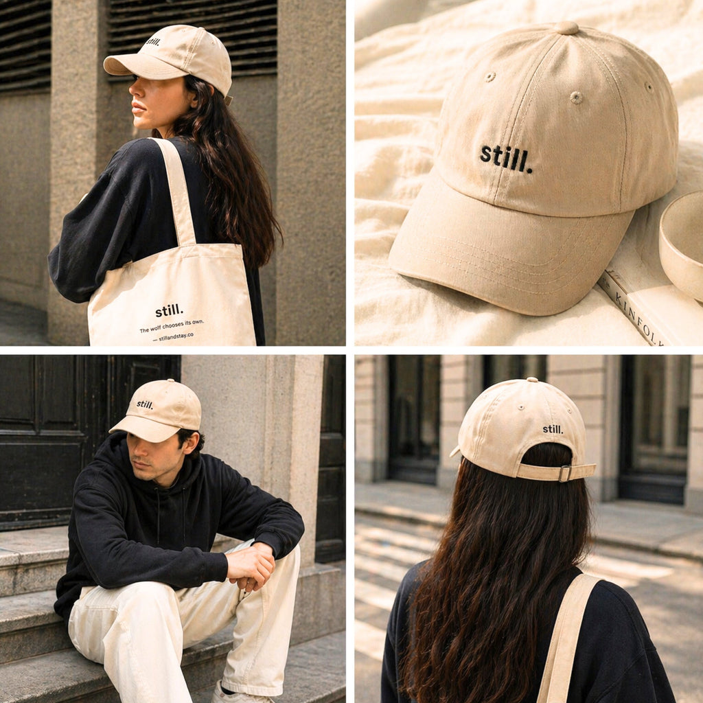 Noch. Schwarz/Beige Kappe
