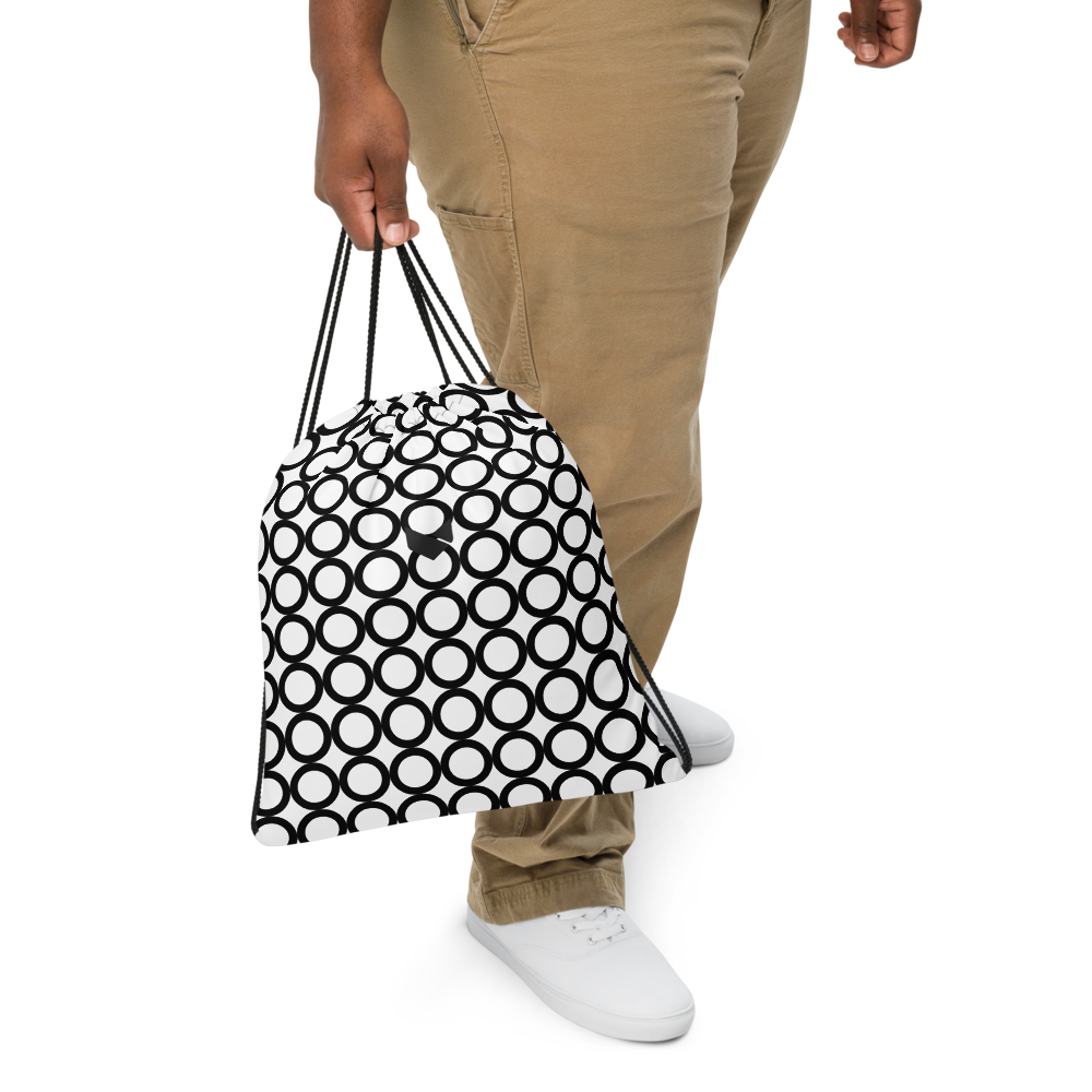STILL — Monochrome Drawstring Bag