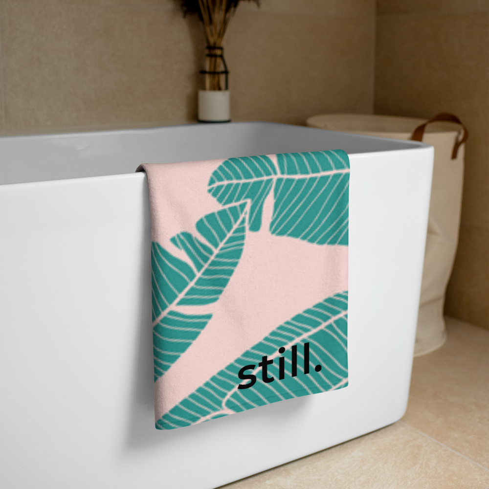 Bananen-Strandtuch — Pink Summer Edition