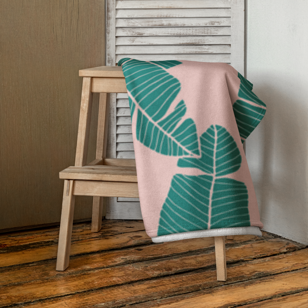 Bananen-Strandtuch — Pink Summer Edition