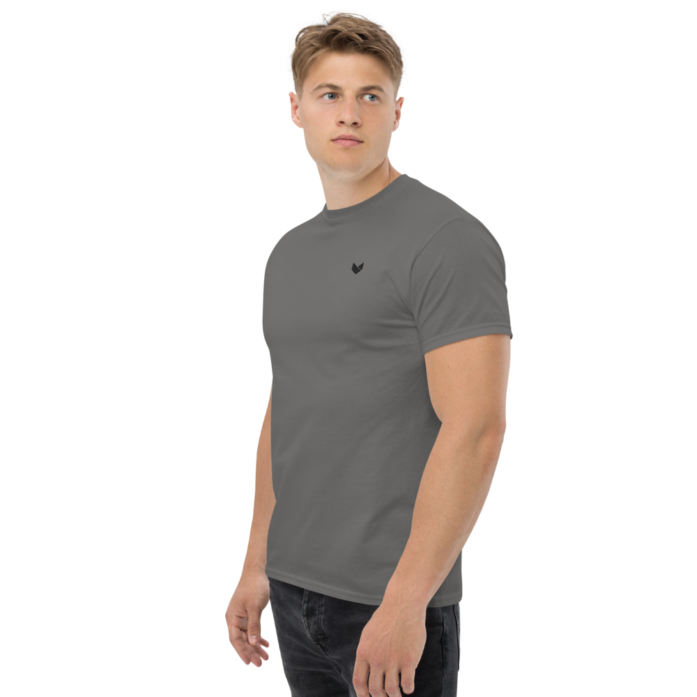 Still Wolf Geometry Tee | Camiseta Bordada & Layered Back Print