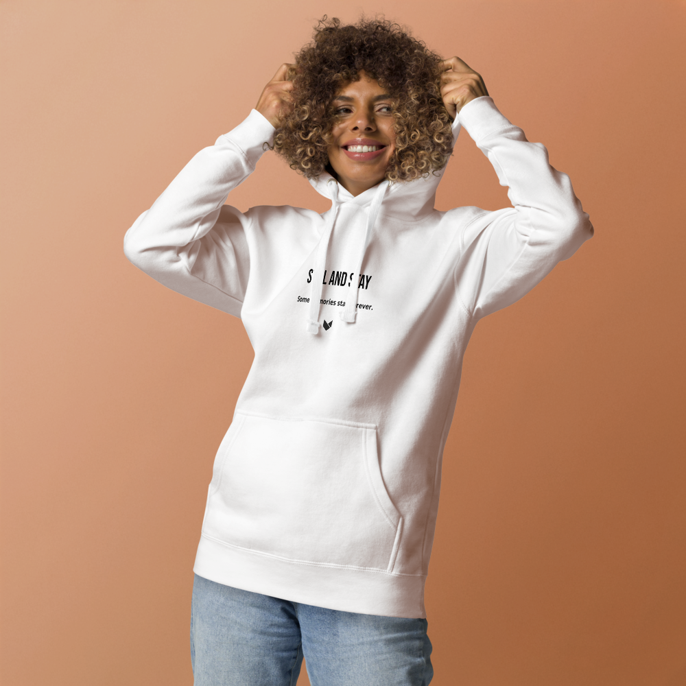STILL AND STAY — Signature Hoodie White Edition