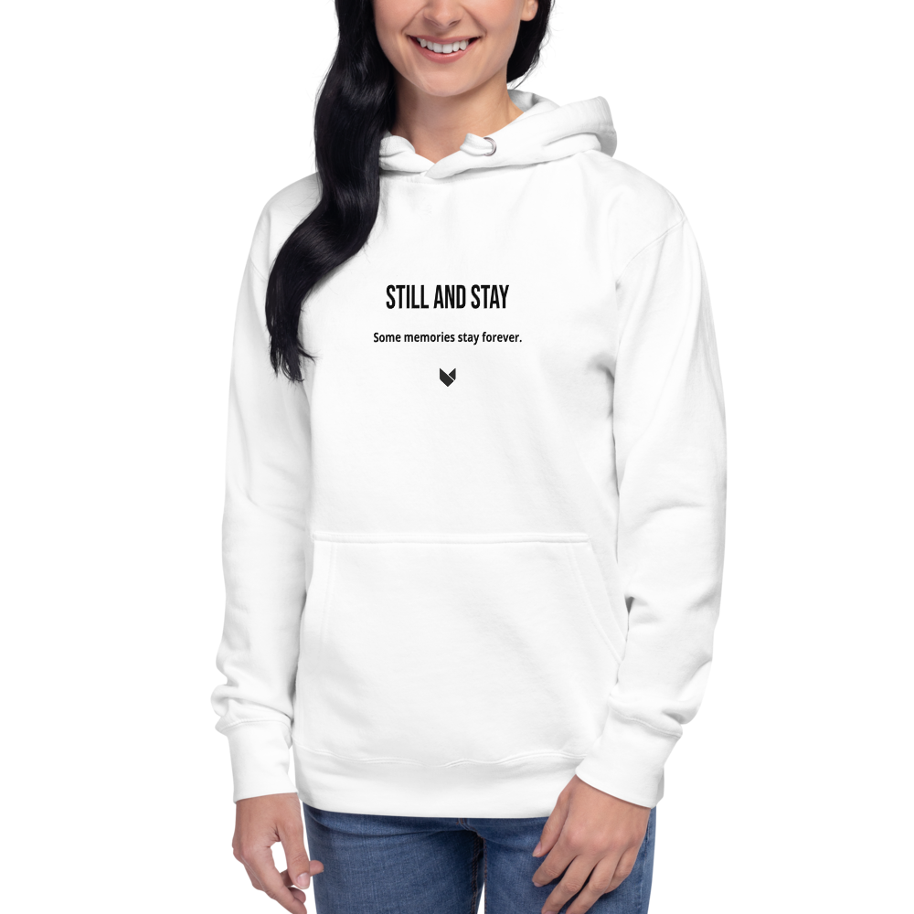 STILL AND STAY — Signature Hoodie White Edition