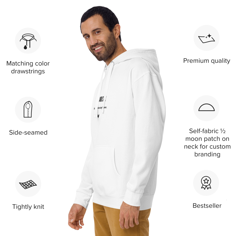 STILL AND STAY — Signature Hoodie White Edition